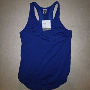 Senita Athletics Women's Blue Racerback Relay Tank Top